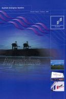 Cover of Scottish Enterprise Ayrshire Annual report shwoing Hunterston Ore Terminal sourced from my extensive library of images of Ayrshire